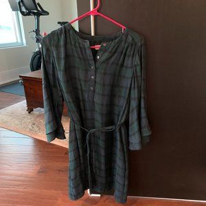 Navy and Green Loft Dress